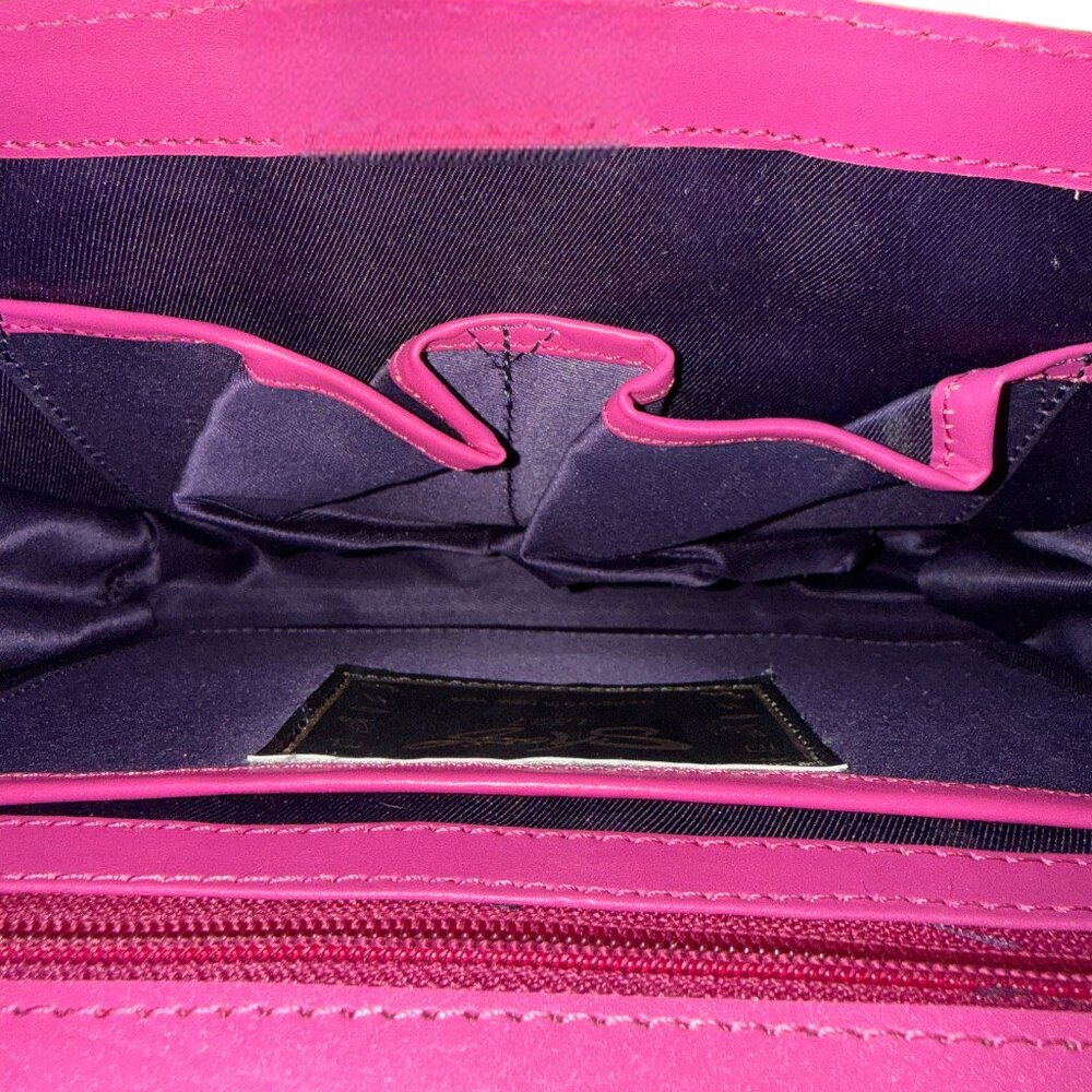 Sharif Legacy Museum Lion Knocker Leather Satchel Crossbody Bag - Sample Color - Picture 11 of 15